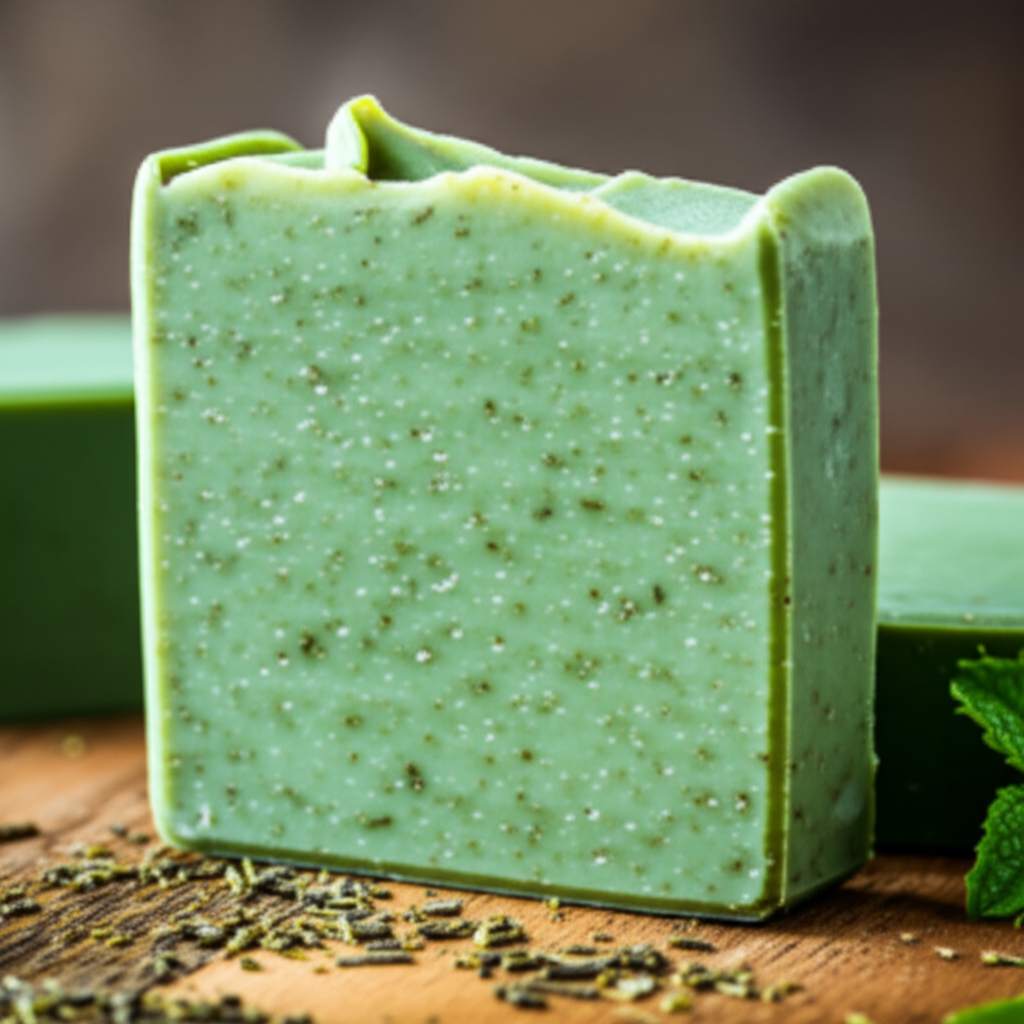 Green Tea Spirulina Soap